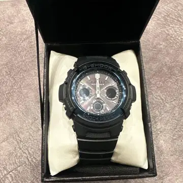 G-SHOCK 아날로그 쿼츠 손목시계 블랙
