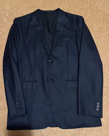 MARGARET HOWELL 네이비 테일러드 자켓