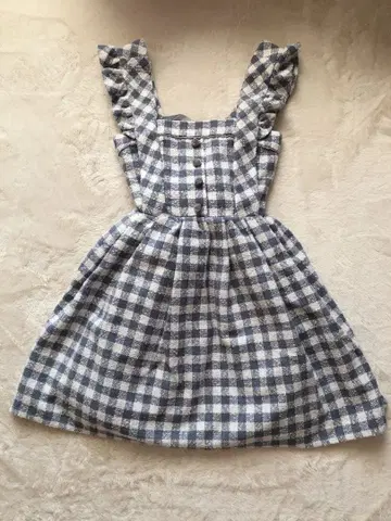 LIZ LISA 체크 원피스 스카이블루