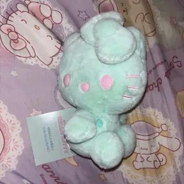 헬로키티 50주년 봉제 인형 민트