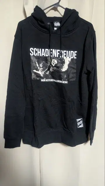 ripdw / SCHADENFREUDE 그래픽 후드티 블랙