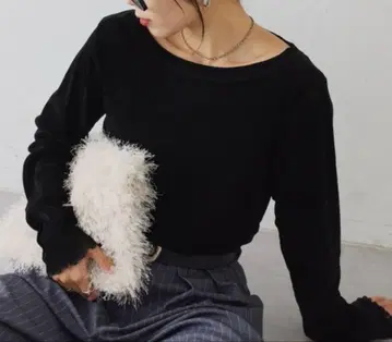 미사용 새상품 차오패닉 티피 시어 플로키 벨로아 메로 상의