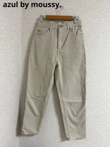 azul by moussy 컬러 데님 테이퍼드 팬츠