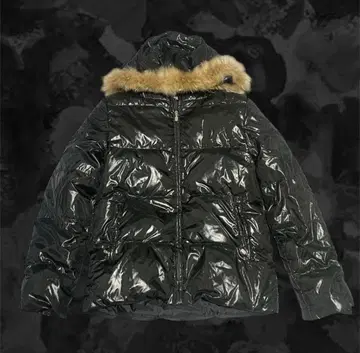 퍼 다운 자켓 00s y2k 헤이세이 시크 스타일 광택