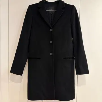 미사용 새상품 theory 블랙 체스터 코트