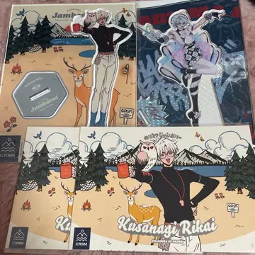 카리스마 이해 아크릴 스탠드 리카퓨어 점보 엽서 세트