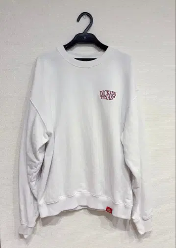 Dickies 맨투맨 트레이닝복 화이트