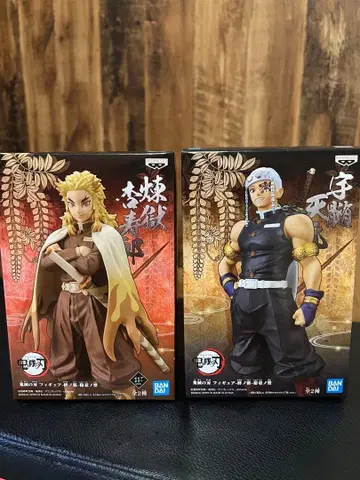 귀멸의 칼날 렌고쿠 쿄쥬로 우즈이 텐겐 피규어 세트