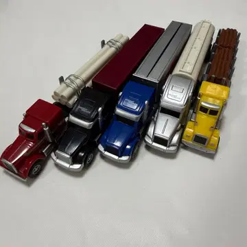 트럭 미니카 5대 세트 미니어처 풀백카 컬렉션 컴플리트
