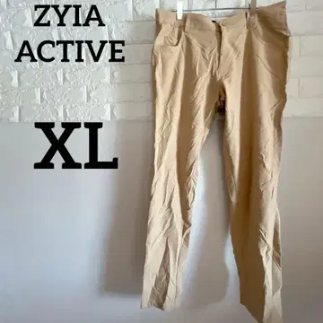 [ ZYIA ACTIVE ] XL 치노 팬츠 베이지 가벼운 소재