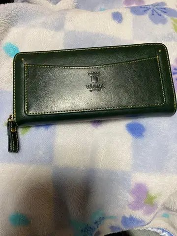 VASKA by moz 라운드 장지갑 그린