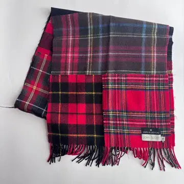 [새상품급] SHIPS 체크 무늬 머플러