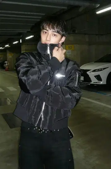 택 포함 새상품 JentLouis Padded Hooded Blouson