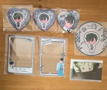 에이리언 스테이지 이반 애니메이트 카페 캔뱃지 데코 케이스 특전