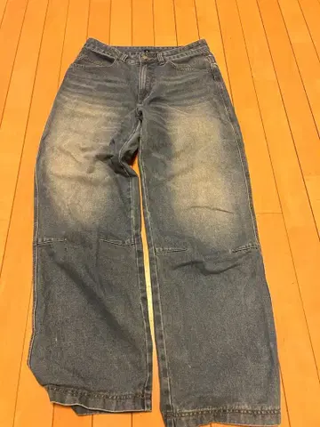 블루 데님 와이드 레그 팬츠 가격 인하 가능합니다