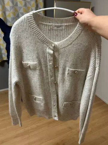 니트 가디건 긴팔