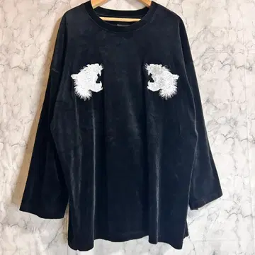 LHP Danke Schon 벨루어 셔츠 자수 트레이닝복