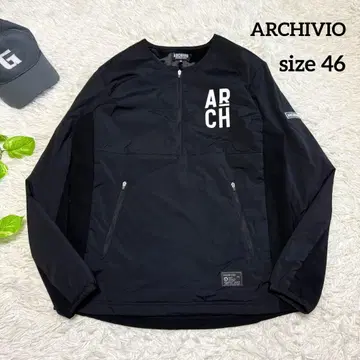 [ 아르치비오 ] 컨디션 최상 스니드 블랙 빅 로고 46 사이즈 남성용