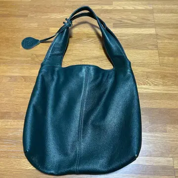 다크 그린 토트백