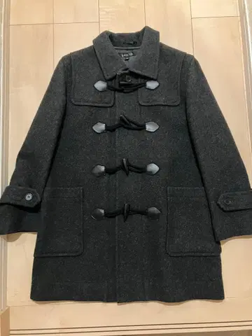 더플 코트 통학용 다크 그레이