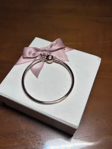 판도라 PANDORA 로즈 핑크 골드 뱅글 팔찌