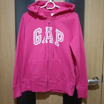 GAP 핑크 집업 후드티 S