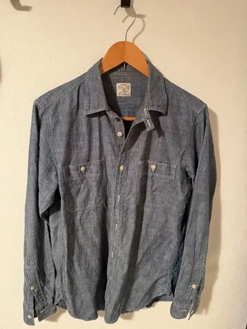 J.Crew 샴브레이 셔츠 사이즈 S 다크 블루