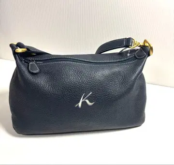 [ 미사용 ] 키타무라 토트백 가죽 네이비 계열