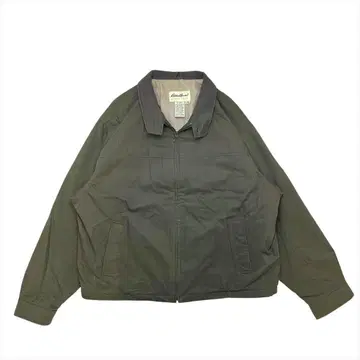 90s 에디 바우어 스윙탑 블루종 구제 의류 남성용 XL 카키