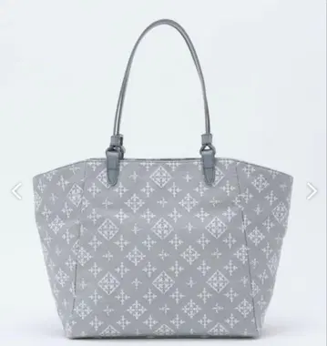 russet [숄더 가능] 코튼 자카드 토트백 L (CE-1250)