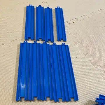 TOMY 프라레일 파란색 레일 9개 세트