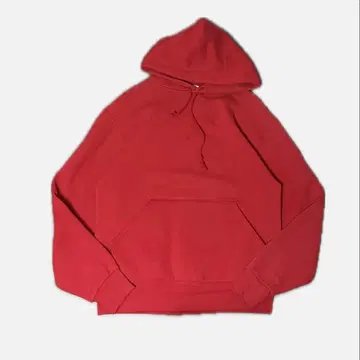 러셀 애슬레틱 무지 90s 후드티 레드 usa제