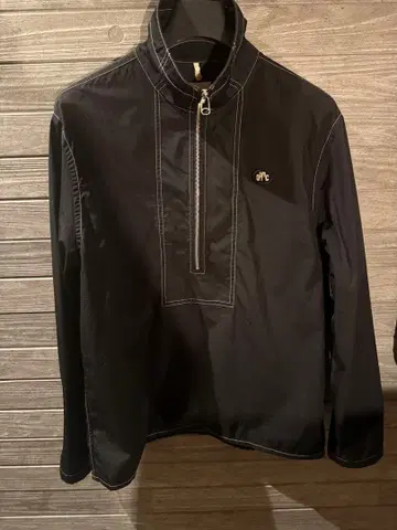 OAMC 블랙 하프 지퍼 나일론 자켓 L