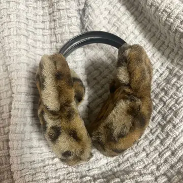 디즈니 레오파드 무늬 귀도리