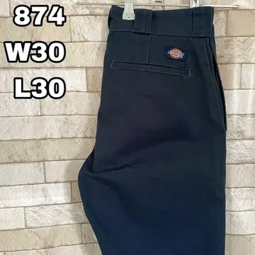 디키즈 874 워크 팬츠 자수 네이비 30 x 30