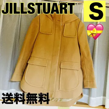 [새상품급] 질스튜어트 후드 부착 코트 S사이즈 카멜 귀여운