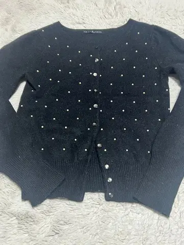 CHILD WOMAN 블랙 가디건 크리스마스