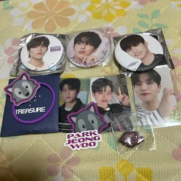 treasure 정우 캔뱃지 핀 배지 묶음 판매만