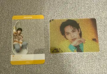 M!LK 요시다 진토 클리어 트레이딩 카드 사진 프레임