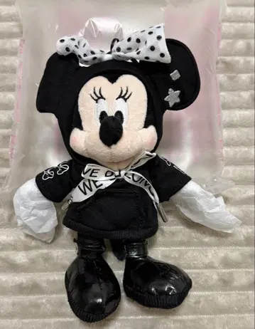 미니 봉제 인형 키링 키체인 Black style1