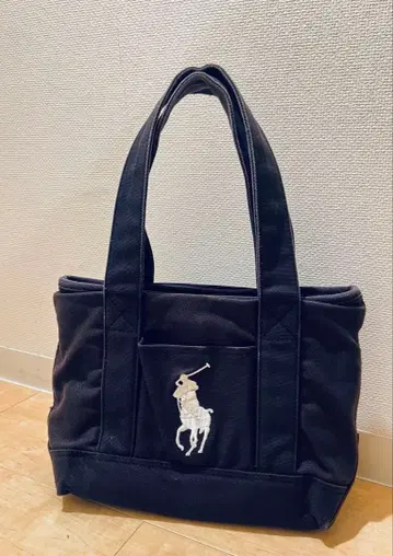 랄프 로렌 토트백 블랙