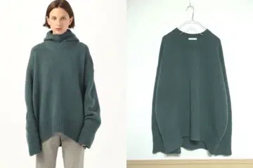 GALERIE VIE 갤러리 바이 그린 파인 울 니트 M