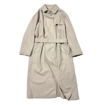 [ 새상품급 ] DRESSTERIOR 압축 울 저지 롱 코트 일본제