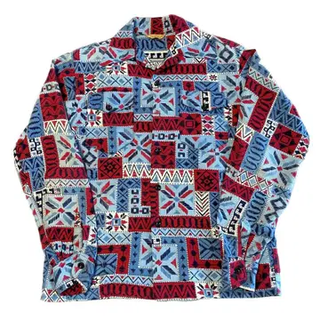 40s Jim Penney 빈티지 레이온 셔츠