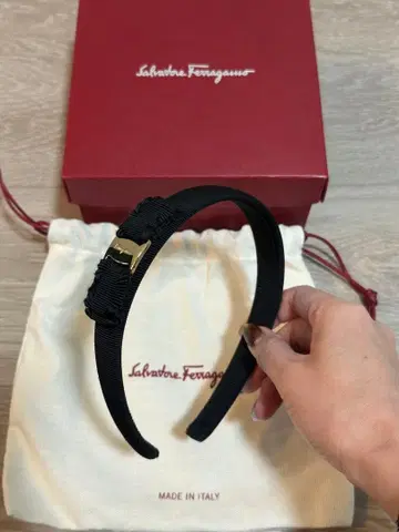 Salvatore Ferragamo 블랙 헤어밴드
