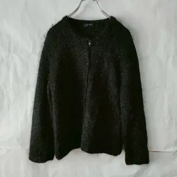 INGEBORG 잉게보그 니트 가디건 겉옷 울 100% 블랙