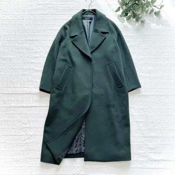 새상품급 저널 스탠다드 슈퍼 140 비버 코쿤 롱 코트