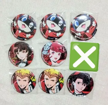 페르소나5 캔뱃지 세트 8점