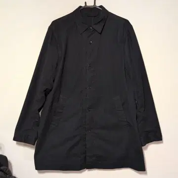 스티브 아란 셔츠 자켓 블랙