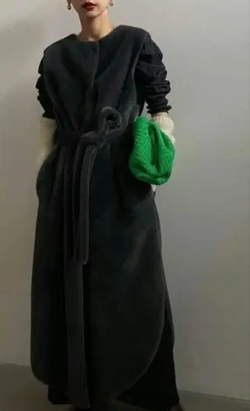 아메리빈티지 보아 롱 코트